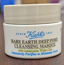 Kiehl's Rare Earth Deep Pore Cleansing Masque Pore Minimizer Travel Size 0.5 oz