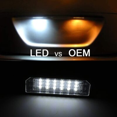 für VW Golf 4 5 6 7 | Passat CC B6 B7 KB1 2X Led Kennzeichenbeleuchtung passend 