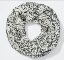 Loft Marled Cable Infinity Scarf  One Size $44.50