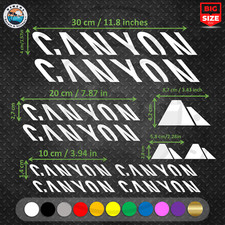 Pegatinas CANYON Bici Sticker Decal Aufkleber Bike Adesivi Autocollant XLsize