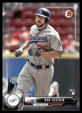 Rob Segedin 2017 Bowman #55 Rookie Los Angeles Dodgers
