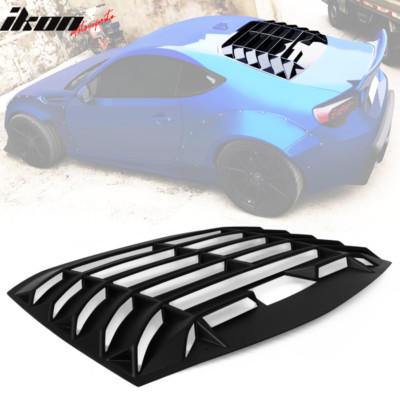 Fit 13-20 Scion FRS/Subaru BRZ/Toyota 86 IKON Style Rear Window Louver Sun Cover