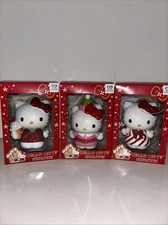 NEW Lot Of 3 Kurt S. Adler Hello Kitty Christmas Ornaments 2024 Ships Fast