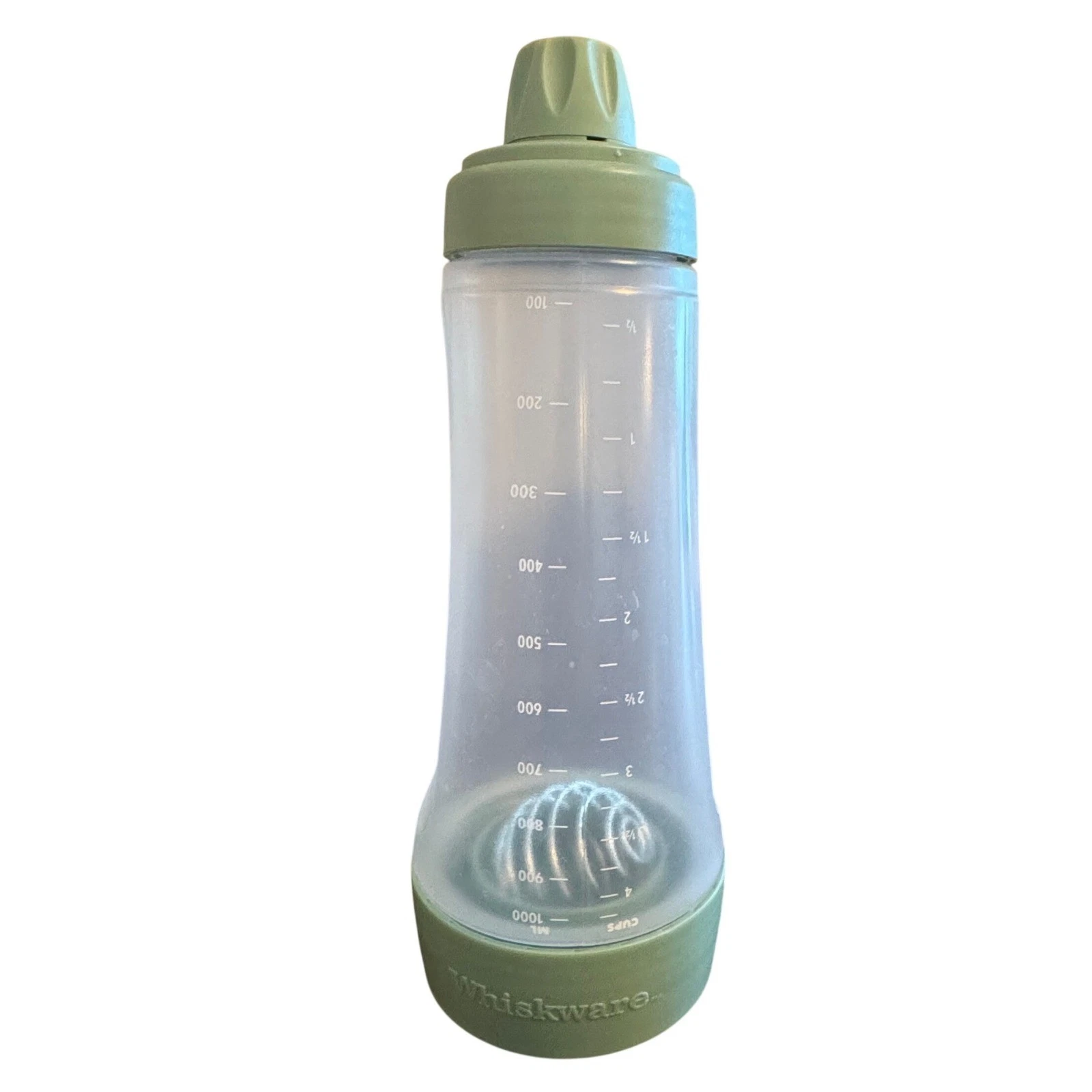 Whiskware Pancake Batter Mixer and Dispenser with BlenderBall wire whis Green