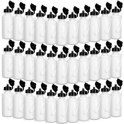 Ziliny 72 Pcs Sports Water Bottles Bulk For Team 20 Oz Squeeze Reusable Plastic