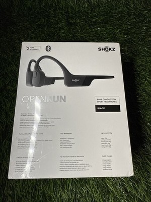 Shokz OpenRun Wireless Bone Conduction Headphones - Black