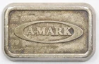 1980 A-Mark Oval Logo USVI Ingot Co. Assay A157S 31.1g Pure Silver Bar 1 oz Troy
