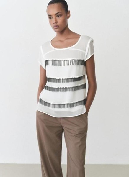 Women Intimissimi Shirt White Viscose 38 / M / 46