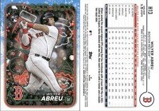 ⚾️ 2024 Topps Holiday - Wilyer Abreu RC Red Sox #H13