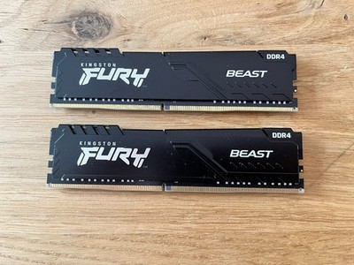 Kingston FURY Beast 16GB (2x8GB) DDR4-3200 CL16 288-Pin DIMM SDRAM(KF432C16BB/8)
