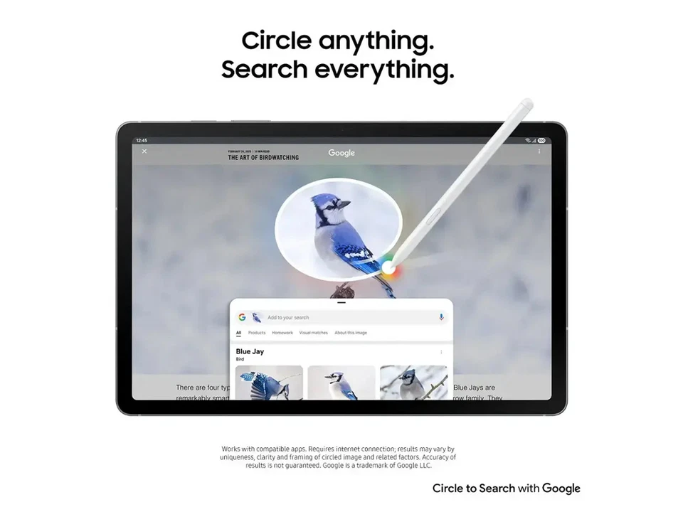 Samsung - Galaxy Tab S10 FE - 10.9" 128GB - Wi-Fi - with S-Pen - Gray - Image 3 of 4