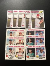 11x Kyle Schwarber 2026 TOPPS HERITAGE BASE CARD LOT #159 + League Leaders