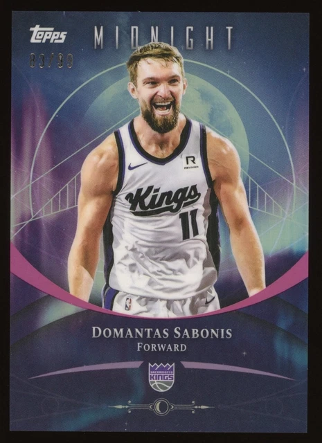 Domantis Sabonis 2025 Topps Midnight Twilight /99 #38 - Kings
