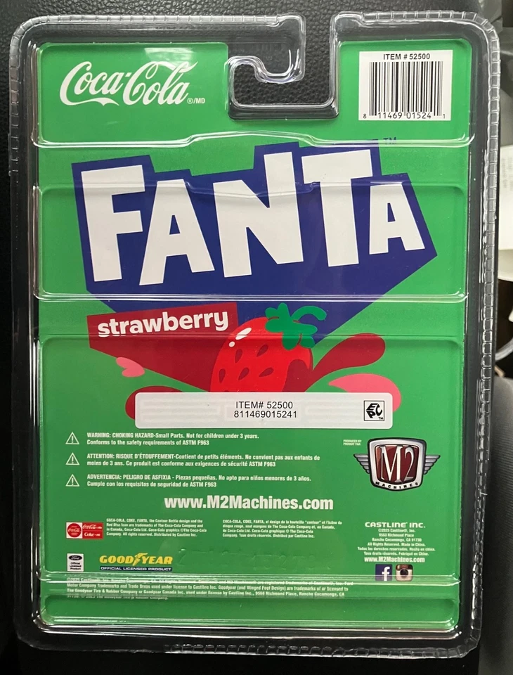 M2 Machines 2025 1969 Ford Mustang Funny Car Fanta Strawberry Chase /750 - Image 3 of 3