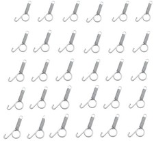 30 Pcs Pet Cage Door Latch Spring Hook Quail Cage Clips for Wire Cages Fixin...