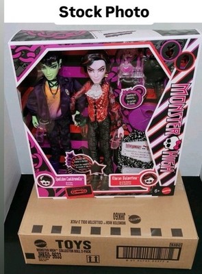 Monster High Kieran Valentine and Spelldon Cauldronello Dolls 2-Pack JHK60-9633