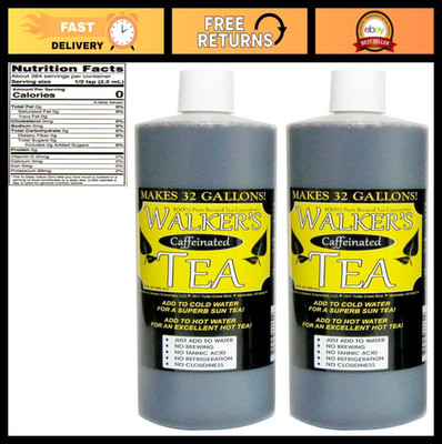 Caffeine-Infused Liquid Tea Concentrate - Brews 64 Gallons of Refreshing Tea!