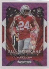 2021 Panini Prizm Draft Picks All-American Purple Wave Shaun Wade #191 08js