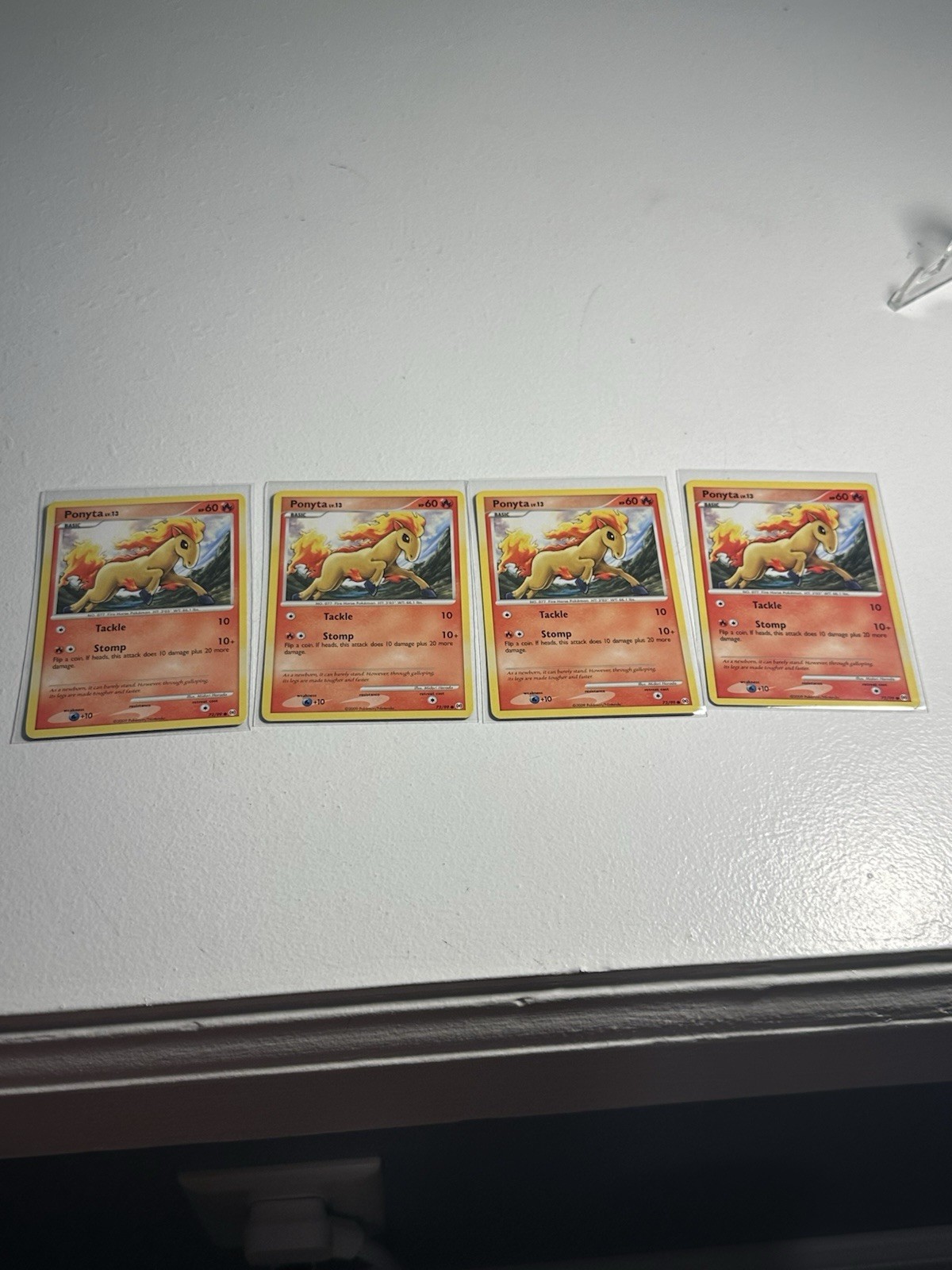 Ponyta 72/99 Arceus Lot (4) Pokemon TCG