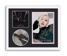 Blackpink Rose Autographed Signed 11x14 Custom Framed CD Photo Born Pink ACOA