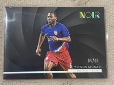 2024-25 Panini Noir #165 Yunus Musah Holo Silver #/49 USA