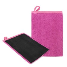2 PCS Clay Mitt, Scratch-Free Microfiber Clay Towel Mitt for Car Purple