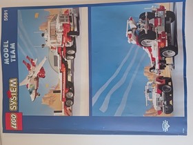 Lego System 5591 Model Team Red Bird Truck With Jet 99% Complete