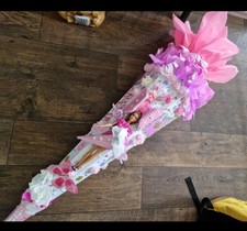 SCHULTÜTE Mädchen BARBIE XL 120/125 Cm mit Krepp NEU OVP