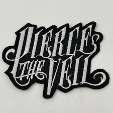 Pierce The Veil Rock Band Logo Patch: Iron On, Quality Embroidery, 4 1/2  X 3  