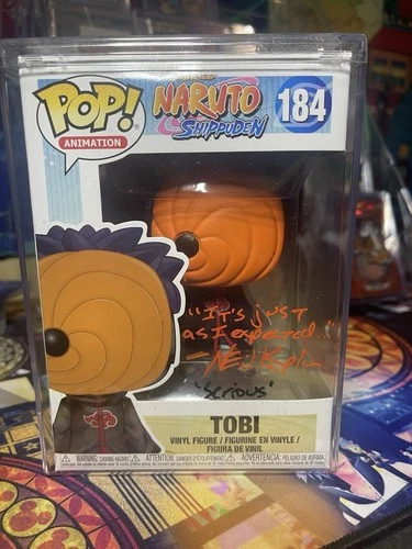 Funko Pop! Tobi #184 Naruto Shippuden - Signed by Neil Kaplan -