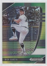 2020 Panini Prizm Draft Picks Green & Yellow Hyper Nick Garcia #PDP79 07rd