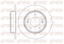 2x REMSA 61435.00 Disco freno Posteriore per HYUNDAI i30 (GD) 262mm