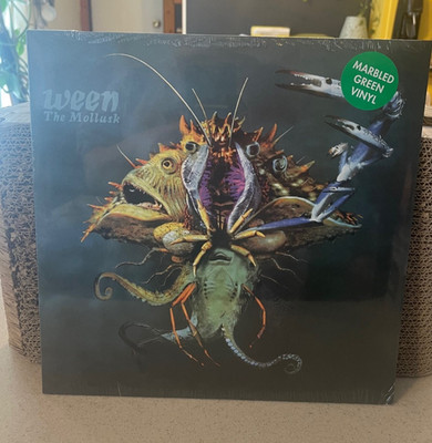 The Mollusk by Ween MARBLED GREEN Vinyl LP Record