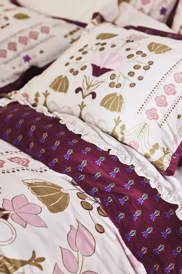 Anthropologie - The Printed Cotton-Slub Duvet Collection - Image 2 of 4