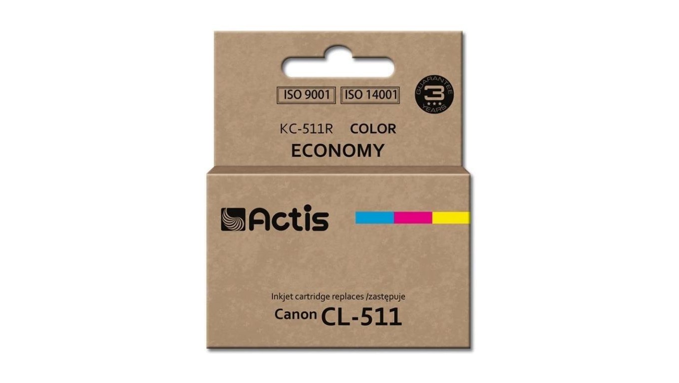 5901443097686 Tusz ACTIS KC-511R zamiennik Canon CL-511 Standard 12 ml kolor A 7890₽