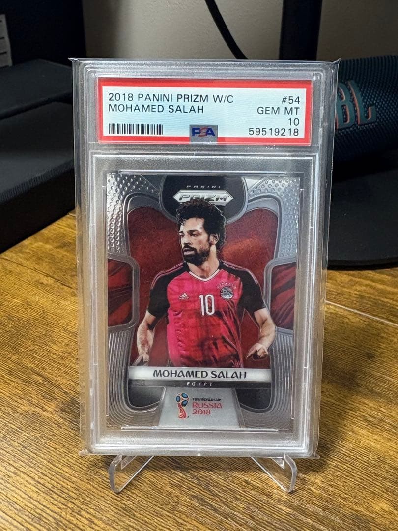 Great Deal! PSA10 2018 World Cup Mohamed Salah Base Card