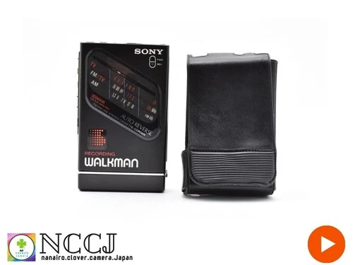 [Near Mint] Sony Walkman WM-F203 AM/FM Cassette Player Black From JAPAN 2583672