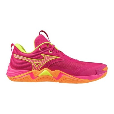 Mizuno Wave Momentum Elite Volleyball Pink Yellow V1GA251242 Men's