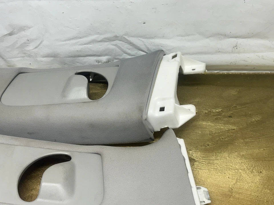 07-12 Lexus LS460 LS600h Side B Pillar Upper Trim Cover Panel Pair Gray Nice OEM Foto 2 de 4