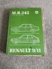 Renault 9/11 MR242 Genuine Workshop Manual, Inc Electrical Diagrams