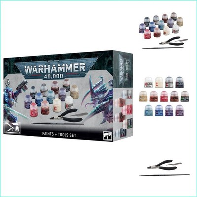 Citadel Colour Paints & Tools Set for Warhammer 40,000: Ages 14+ Creative Kit