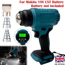 Electric Heat Gun For Makita 18V Battery Cordless Hot Air Gun Body & 3 Nozzles