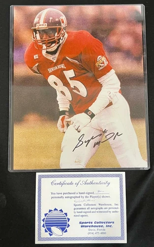 SYLVESTER MORRIS Signed 8X10 NFL Photo AUTO Jackson State Tigers w/COA