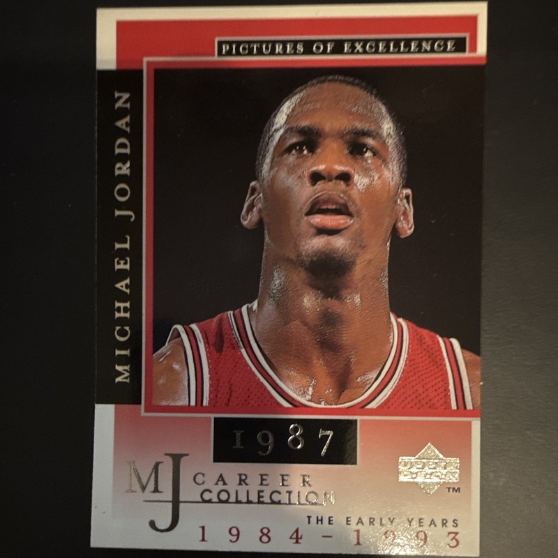 Upper Deck 1998 Michael Jordan MJ Career Collection Pictures of Excellence #13
