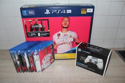 Sony PlayStation 4 Pro 1TB PS4 Pro + Scuff Impact Controller + FSK 18 GamesPaket
