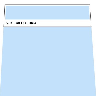Lee Farbfolie 201 Full C.T. Blue 25 x 122cm | Neu