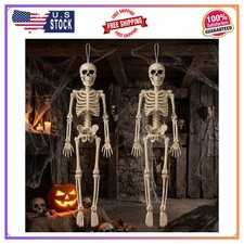 Halloween Decorations Hanging Small Skeletons: 2PCS 16Inches