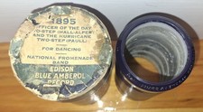 EDISON BA CYLINDER RECORD #1895 OFFICER OF THE DAY - BAND - DELER TAG - BRYAN OH
