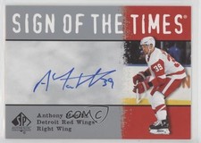 2020-21 SP Authentic 2000-01 Retro Sign of the Times Anthony Mantha Auto 0o5t