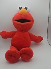 Sesame Street Elmo Plush Stuffed Animal Fisher Price 2002 12"